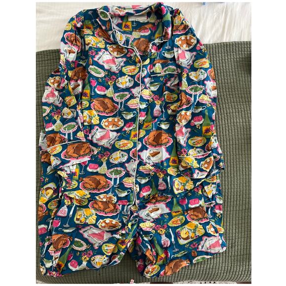 Printfresh Other - Anthropologie x Printfresh Festive Feast Pajama Set